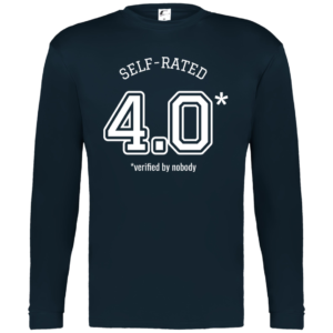 Self-Rated 4.0 Men’s Performance Long Sleeve Tee
